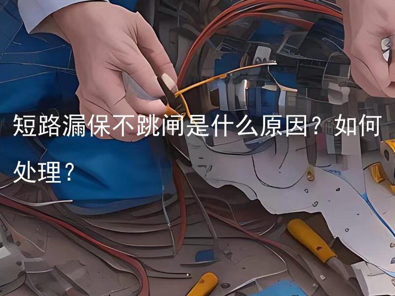 短路漏保不跳闸是什么原因？如何处理？ 短路漏保不跳闸是什么原因？如何定位和解决这个问题？