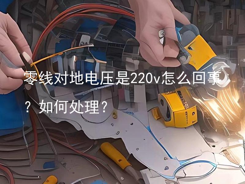 零线对地电压是220v怎么回事？如何处理？ 零线对地电压是220v以上会出现什么问题？如何处理？