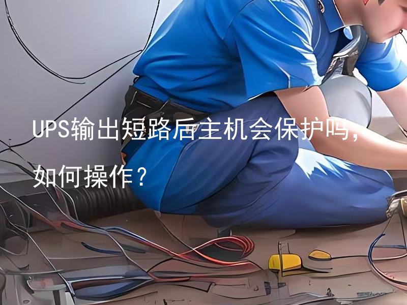 UPS输出短路后主机会保护吗，如何操作？