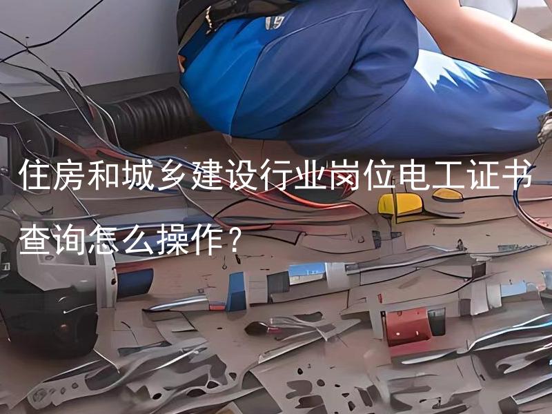 住房和城乡建设行业岗位电工证书查询怎么操作？ 住房和城乡建设行业岗位电工证书查询要具备哪些条件？