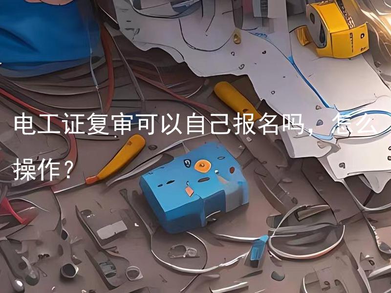 电工证复审可以自己报名吗，怎么操作？