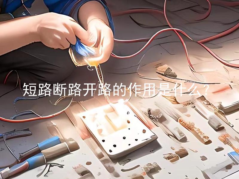 短路断路开路的作用是什么？ 短路、断路、开路的作用如何区分？