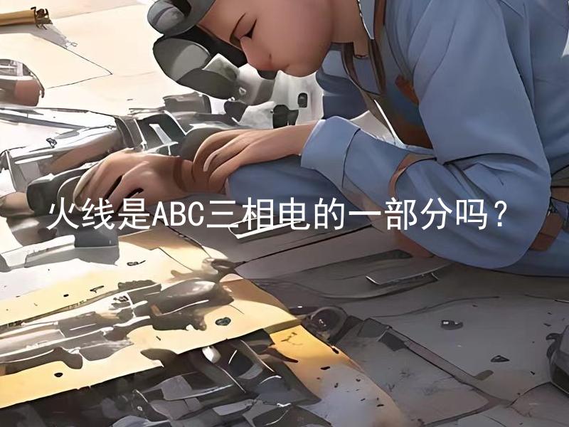 火线是ABC三相电的一部分吗？ 火线存在于ABC三相电中吗？