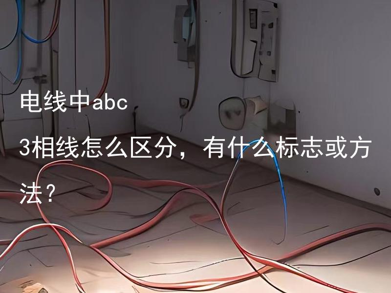 电线中abc 3相线怎么区分，有什么标志或方法？ 电线中abc 3相线怎么区分，有什么标志或方法用于识别？