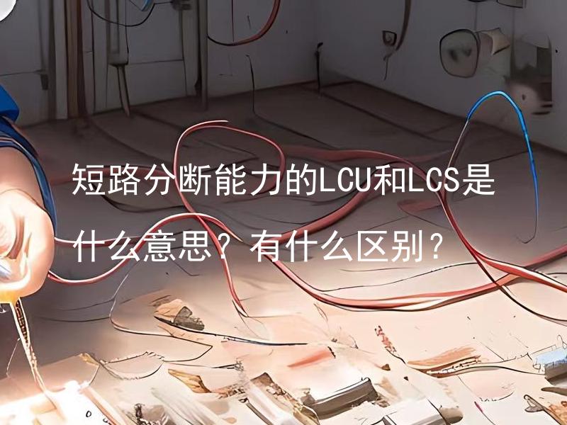 短路分断能力的LCU和LCS是什么意思？有什么区别？ 电工专家回答：
LCU和LCS在电工领域中通常代表短路分断能力。LCU代表低压断路器的短路分断能力，LCS代表空气开关的短路分断能力。那么LCU和LCS之间的区别是什么？