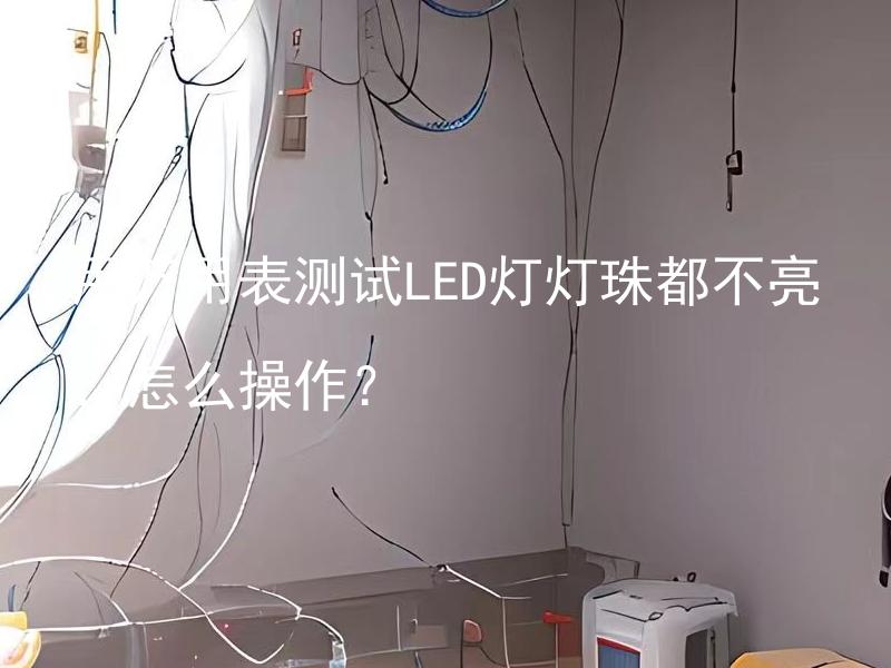 用万用表测试LED灯灯珠都不亮，怎么操作？ LED灯灯珠测不出电压，哪里可能出了问题？